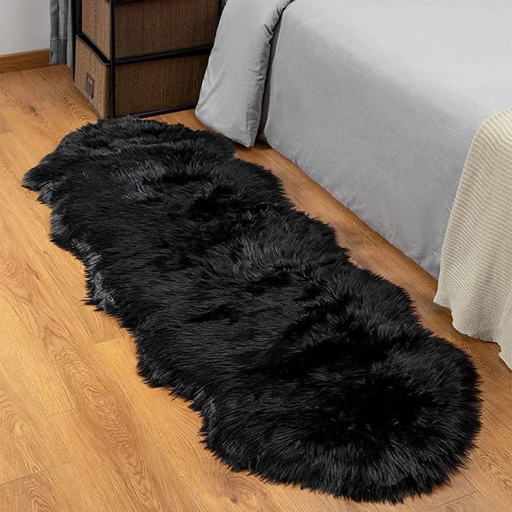 Tapis Moumoute Noir