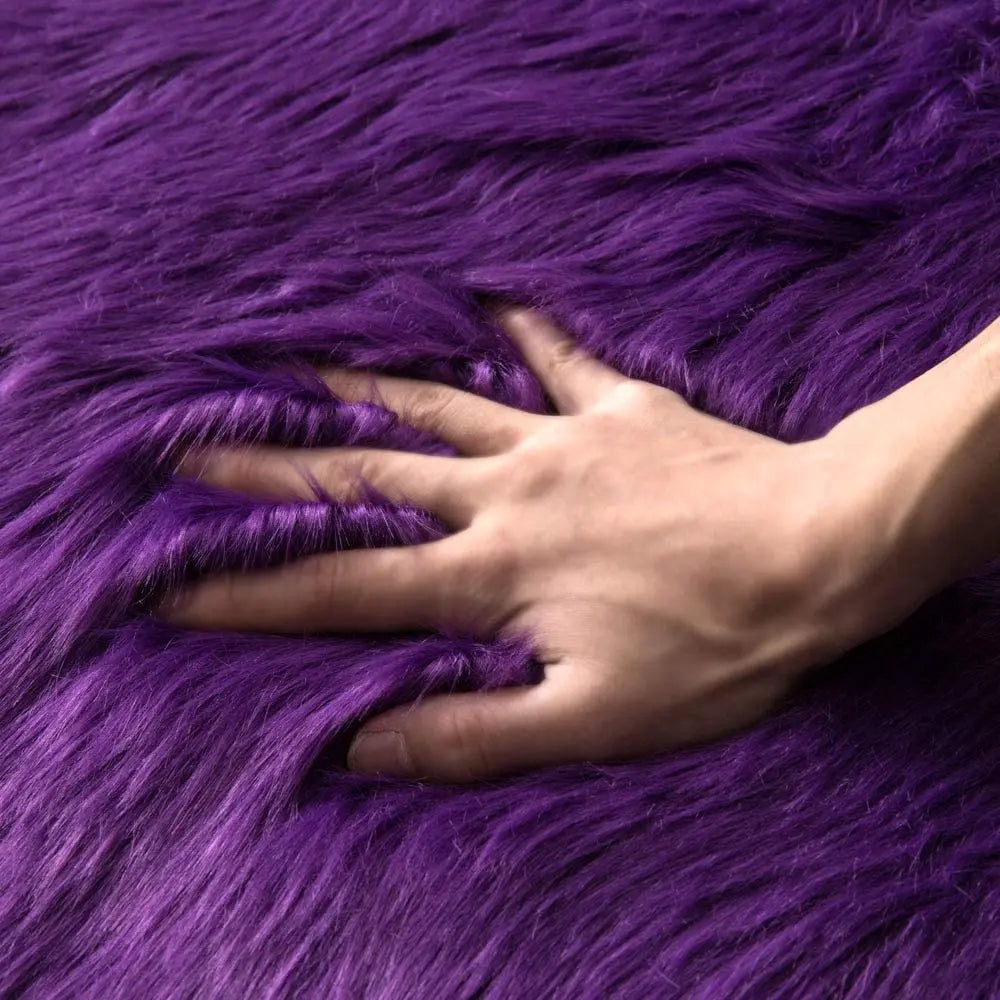 Tapis Moumoute Violet