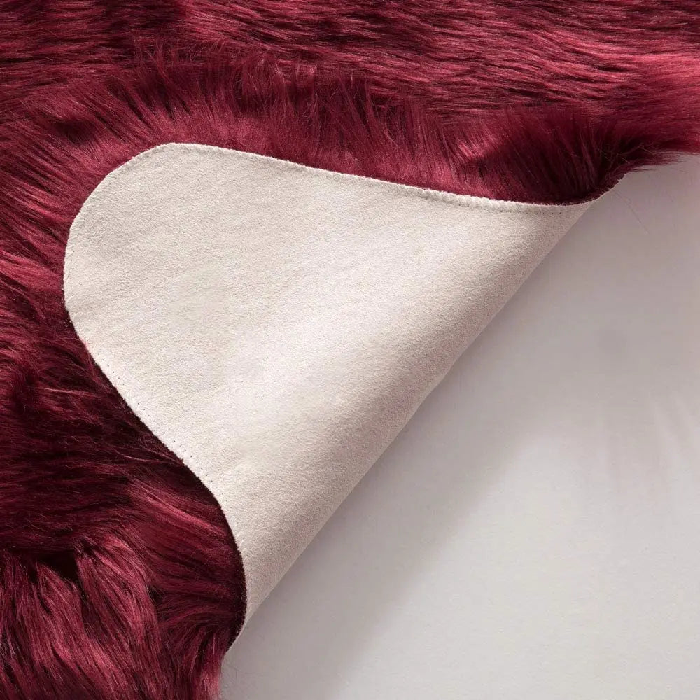 Tapis Moumoute Bordeaux
