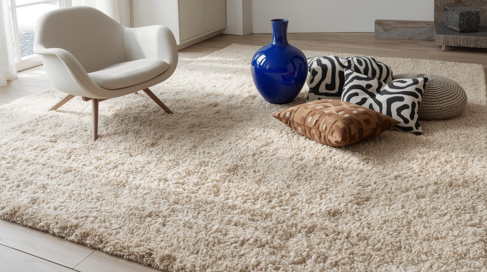 Au-delà du Neutre : Comment Accessoiriser un Tapis Beige pour le Rendre Unique ?