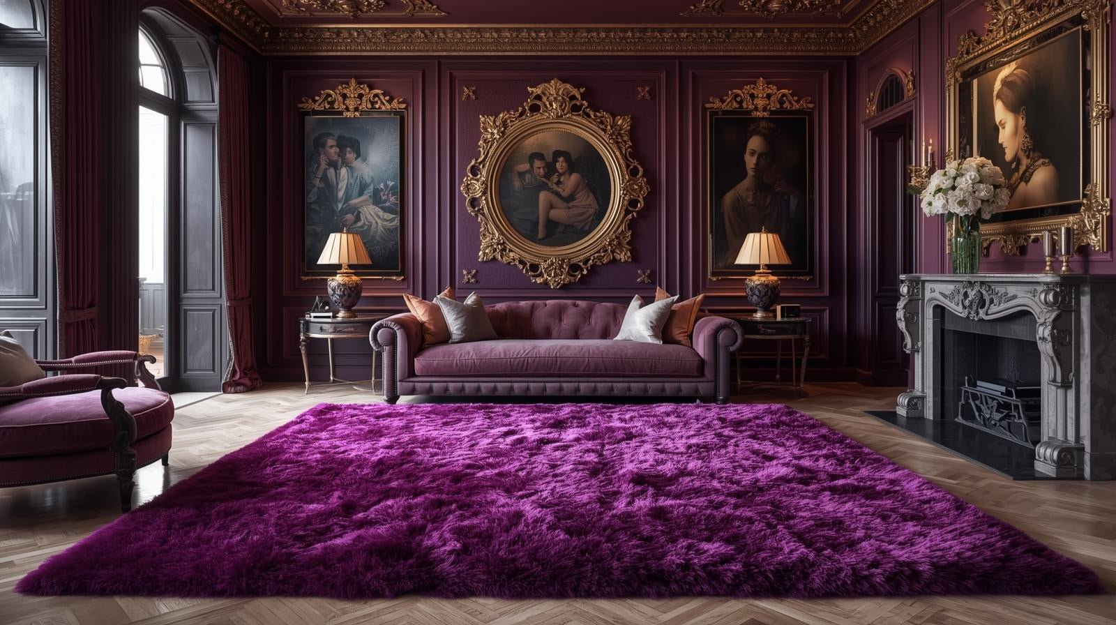 Tapis Violet