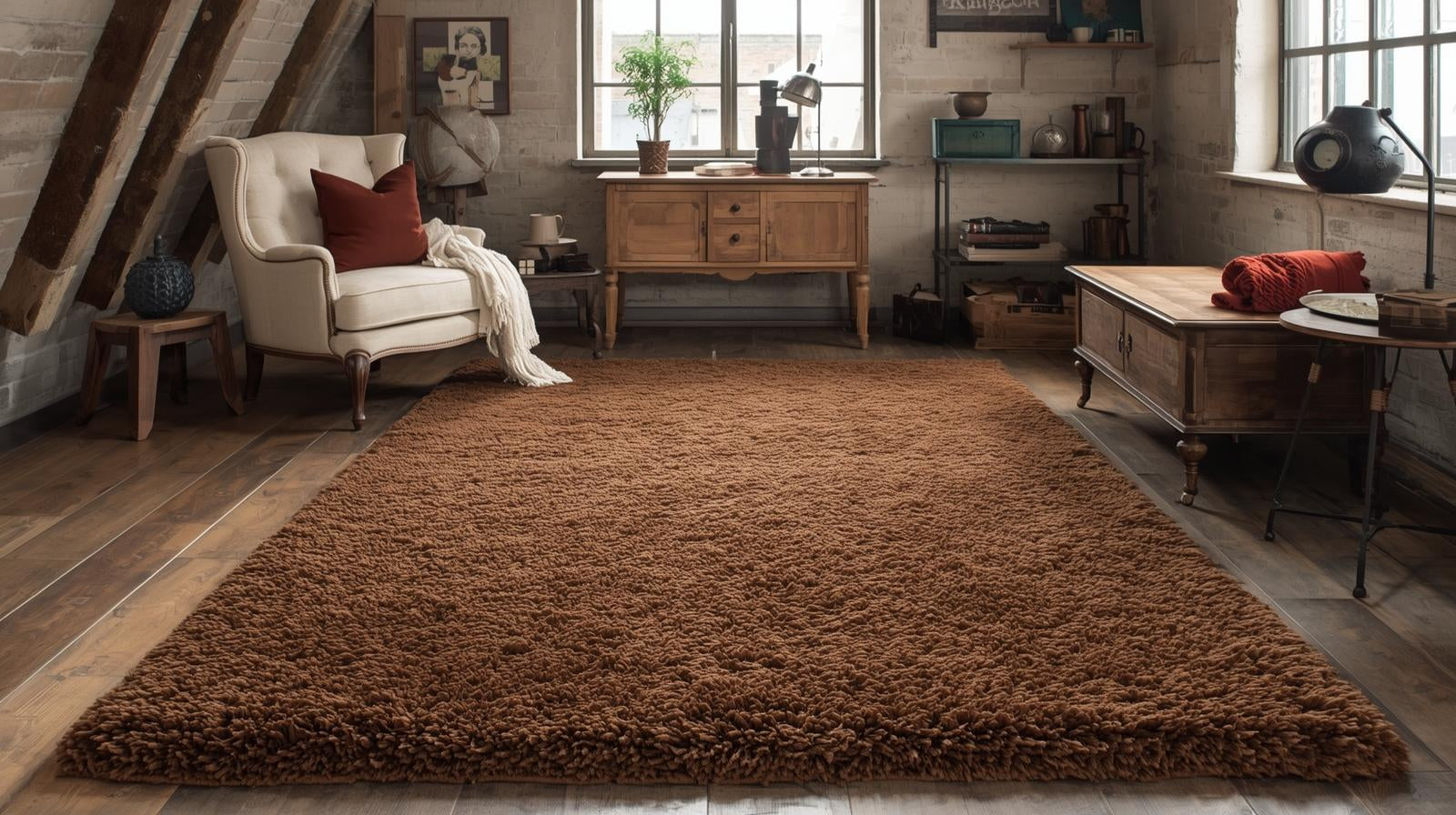 Tapis Marron