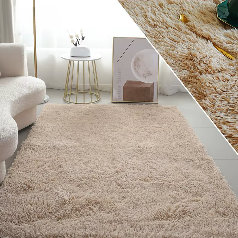 Grand Tapis Salon Beige