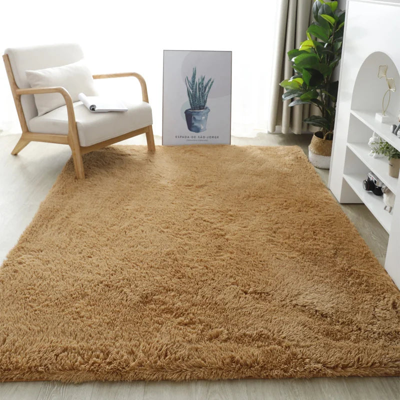 Grand Tapis Salon Caramel
