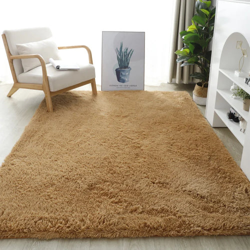 Grand Tapis Salon Caramel