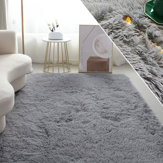 Grand Tapis Salon Gris