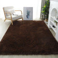 Grand Tapis Salon Marron Foncé