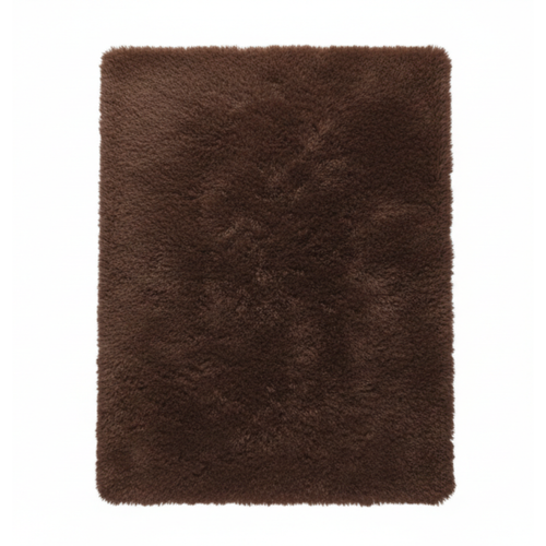 Grand Tapis Salon Marron Foncé 2