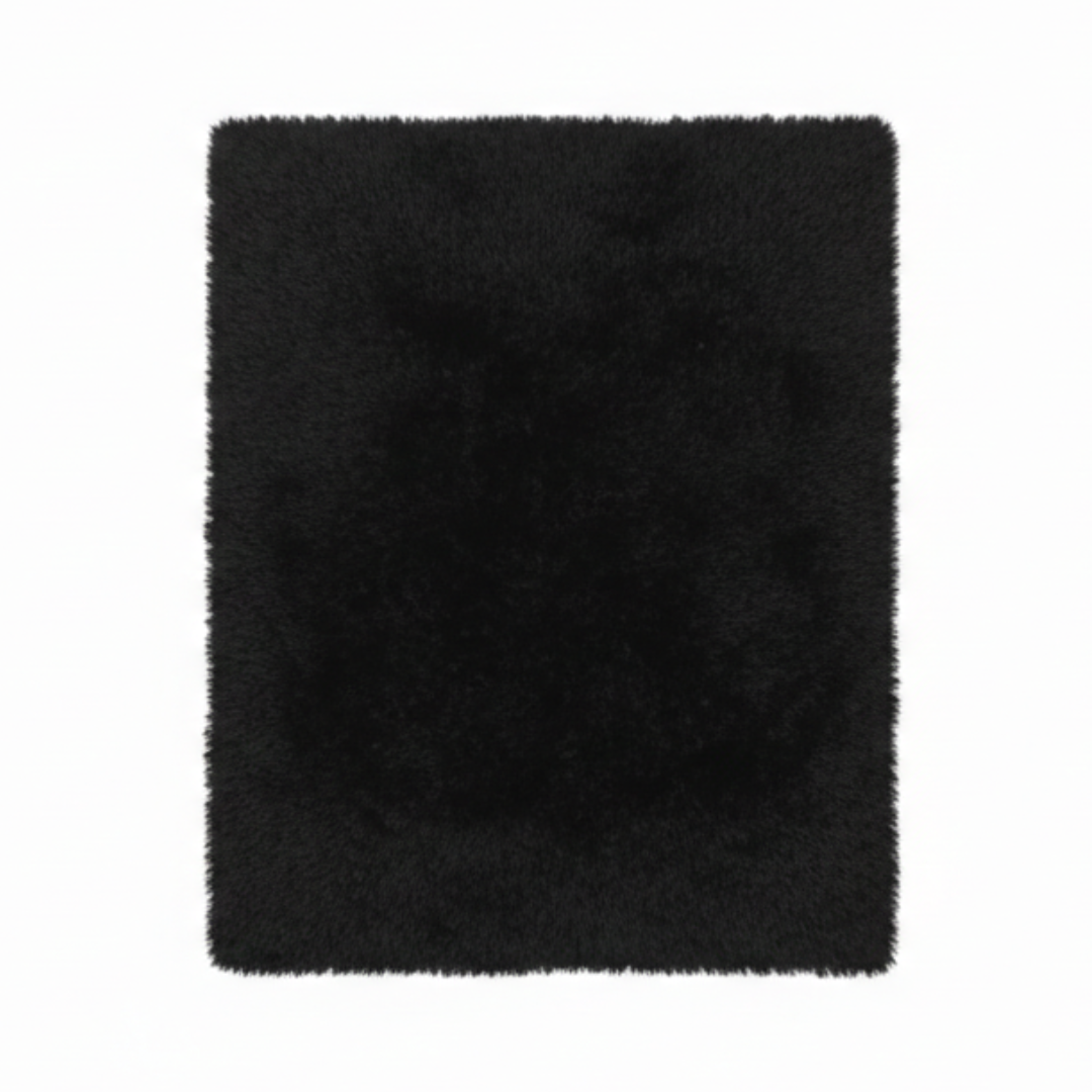 Grand Tapis Salon Noir 2