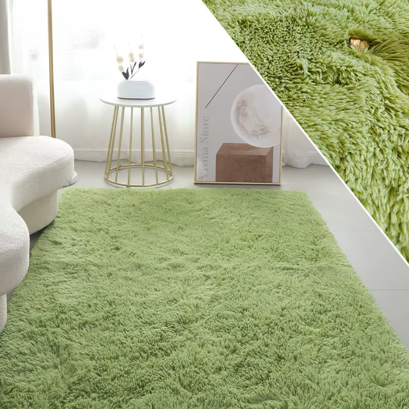 Grand Tapis Salon Vert