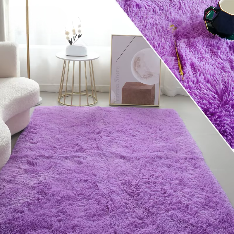 Grand Tapis Salon Violet