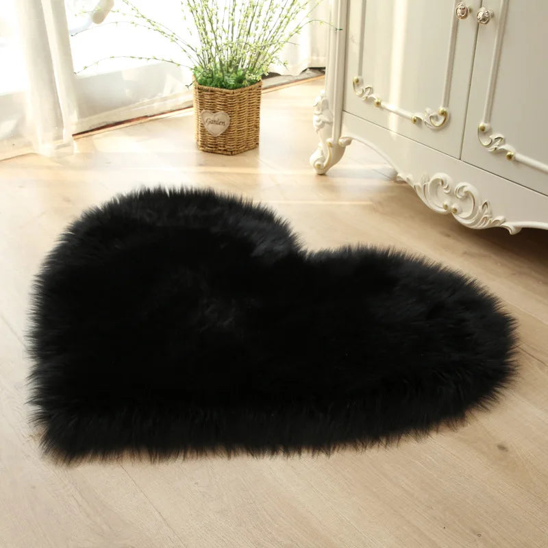 Tapis Coeur Noir