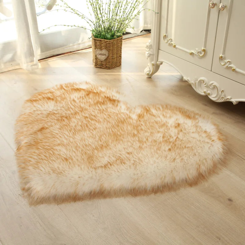 Tapis Coeur Beige