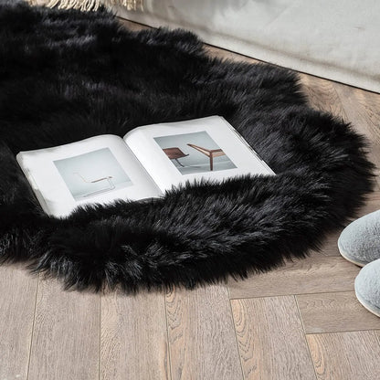 Tapis Moumoute Noir