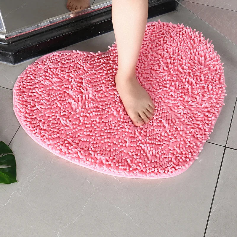 Tapis de bain coeur