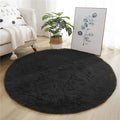 Tapis Rond Noir