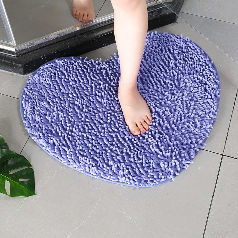 Tapis de bain coeur
