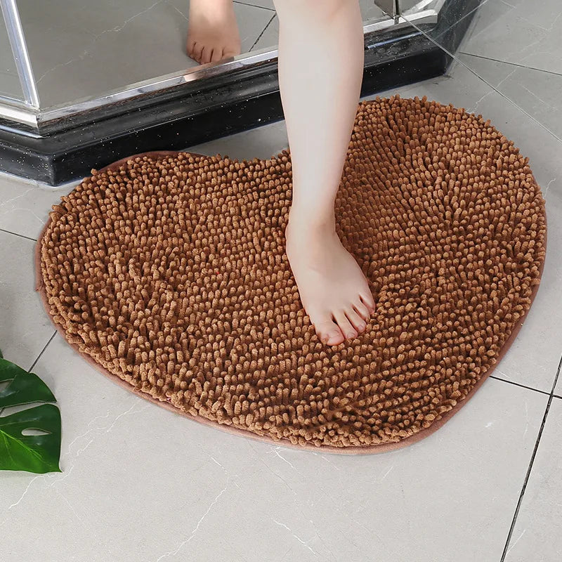 Tapis de bain coeur