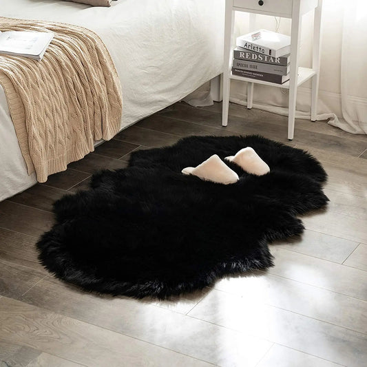 Tapis Moumoute Noir