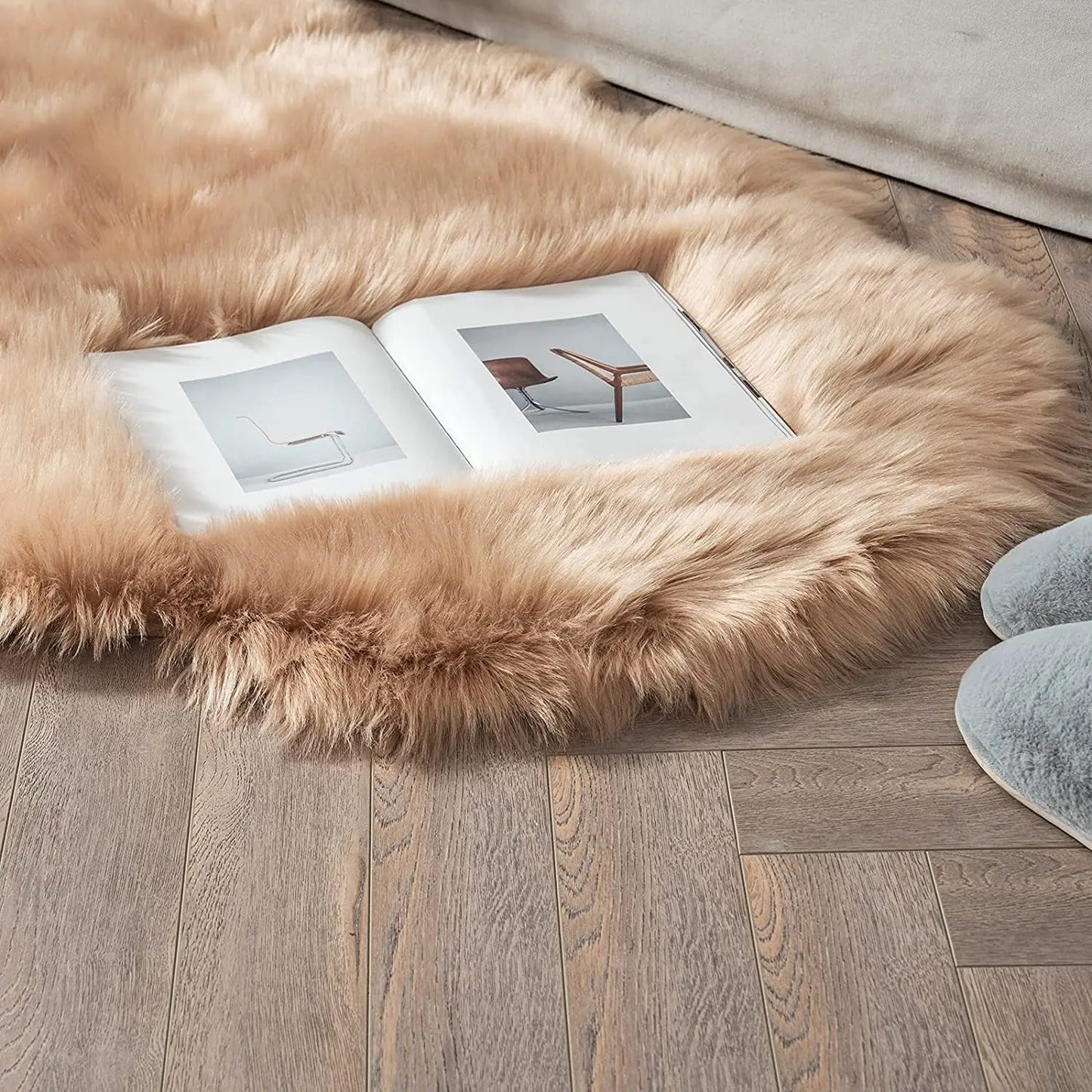 Tapis Moumoute Beige
