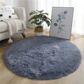 Tapis Rond Gris