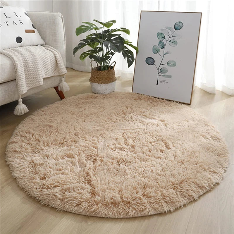 Tapis Rond Beige