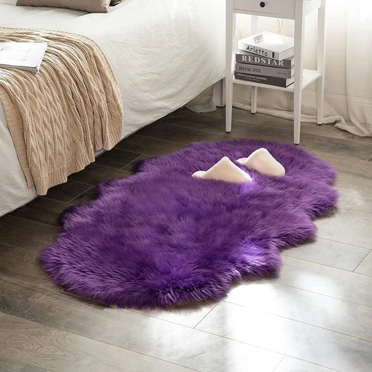 Tapis Moumoute Violet