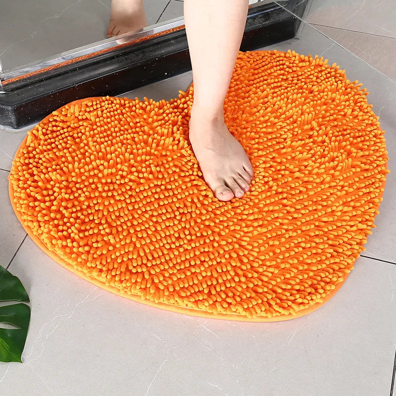 Tapis de bain coeur
