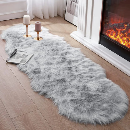 Tapis Moumoute Gris
