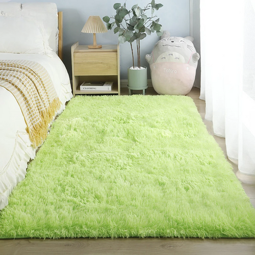 Tapis Chambre Enfant Vert Anis
