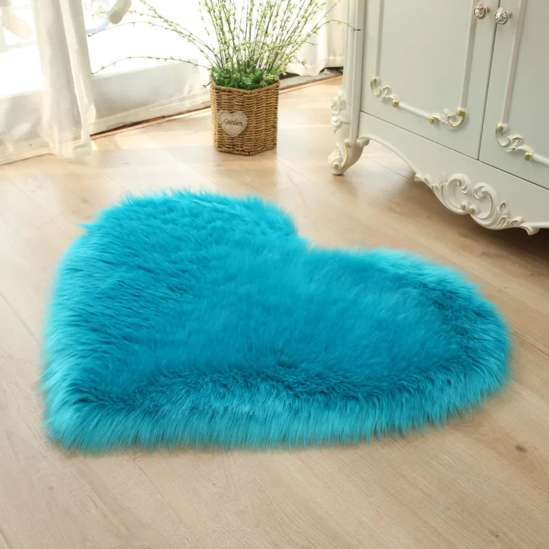 Tapis Coeur Bleu