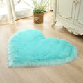 Tapis Coeur Cyan