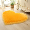 Tapis Coeur Jaune