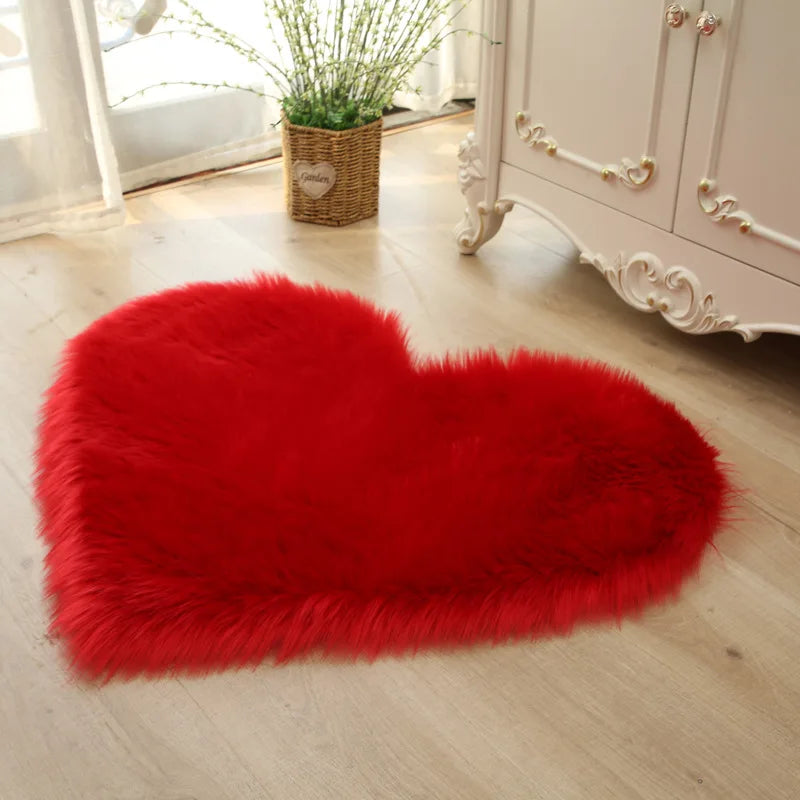 Tapis Coeur Rouge