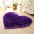 Tapis Coeur Violet 