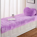 Tapis Fausse Fourrure Violet Clair