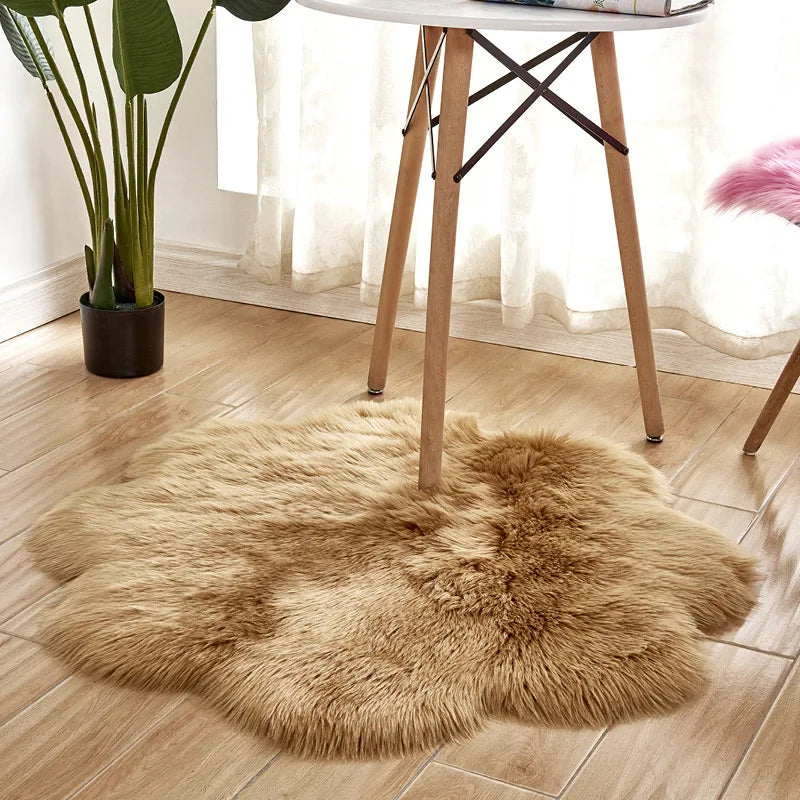 Tapis Fleur Beige