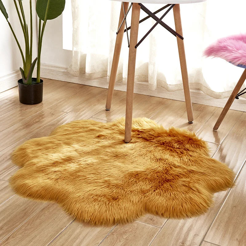 Tapis Fleur Caramel