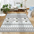 Tapis Marocain Blanc et Gris