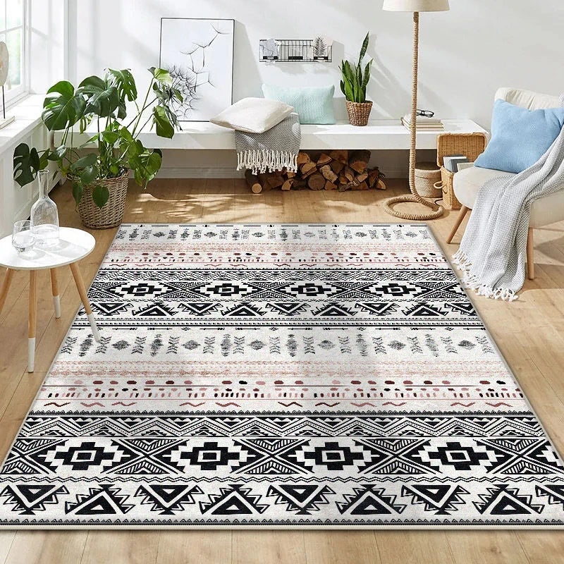 Tapis Marocain Noir et Blanc