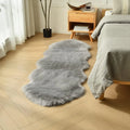 Tapis Poilu Gris