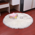 Tapis Rond Salon Poil Long