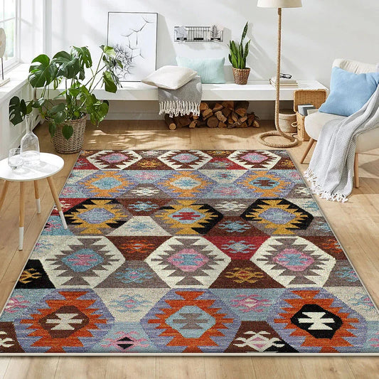 Tapis Salon Marocain Rouge