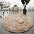 Tapis Salon Rond Beige