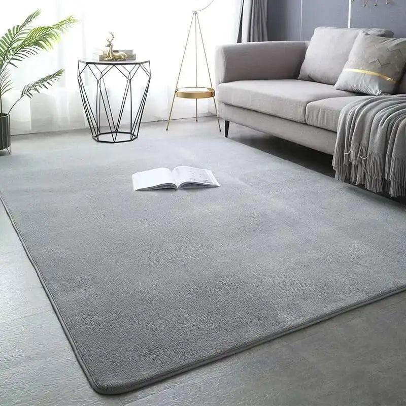 Tapis Velours Gris