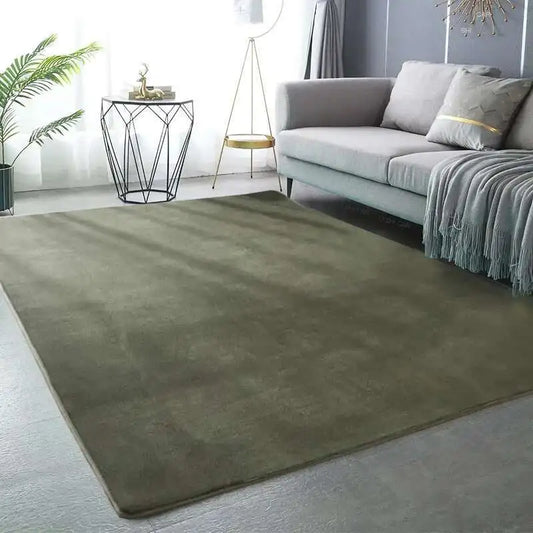 Tapis Velours Kaki