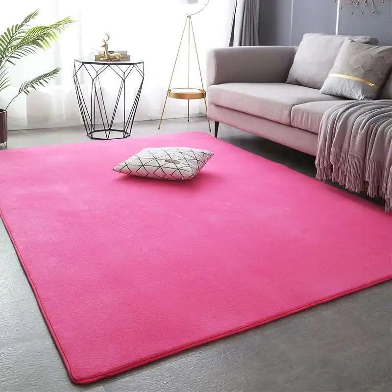 Tapis Velours Rose