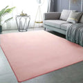 Tapis Velours Rose Pale