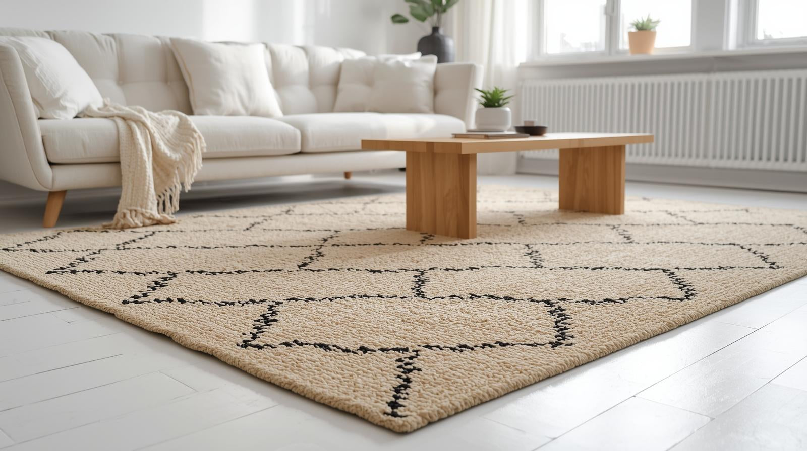 Tapis Berbere dans un salon 