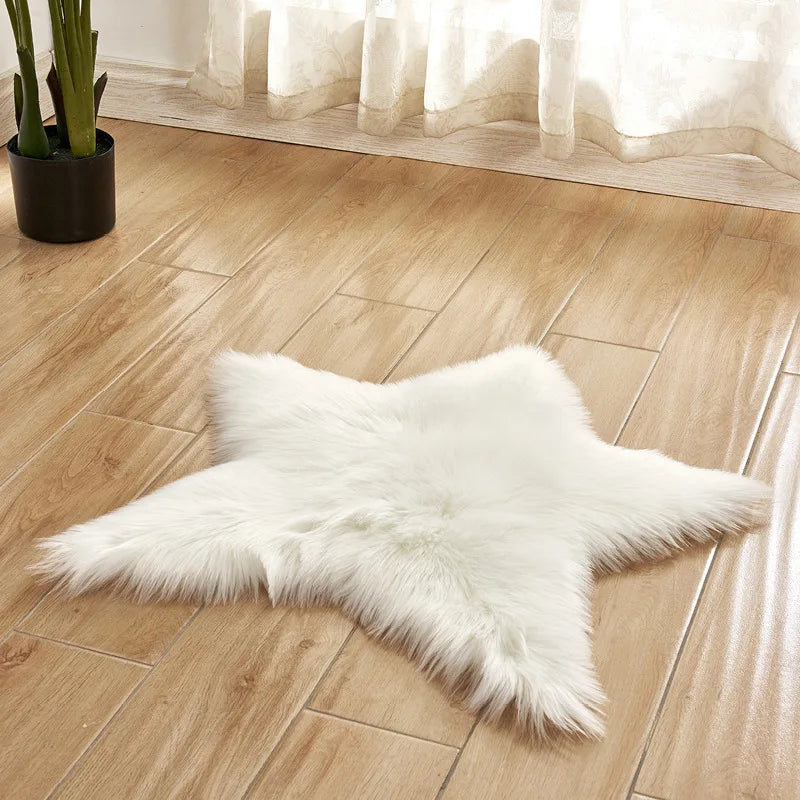 Tapis Étoile Blanc